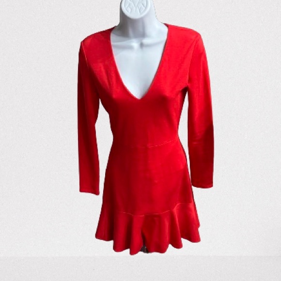 alice and olivia red peplum dress Alice + Olivia | Dresses | Alice Olivia Ember Peplum Dress In Red